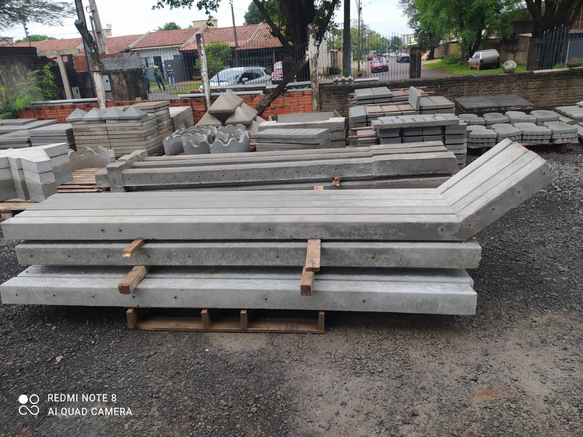Poste Curvo  Simples 10x10x305